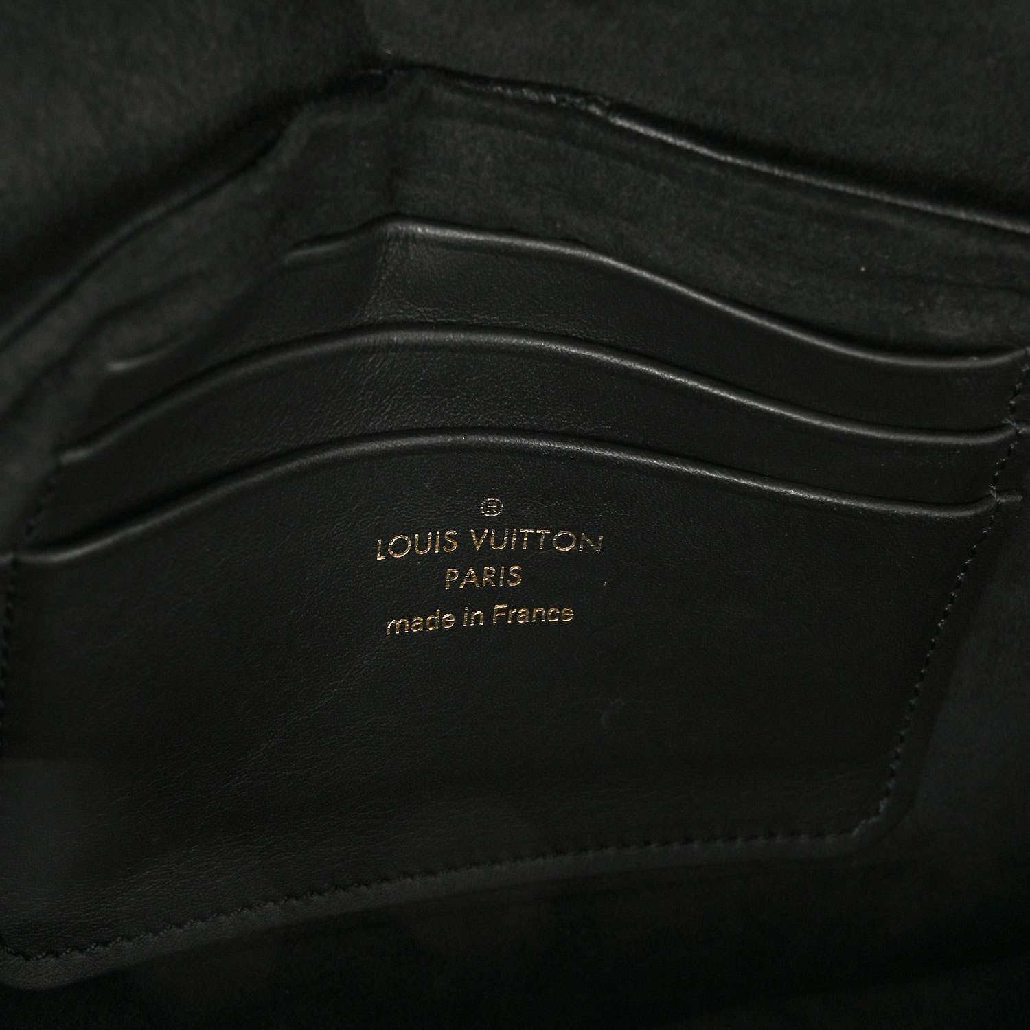 Louis Vuitton Calfskin New Wave Chain Pochette Black 6 of 9