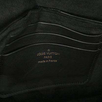 Louis Vuitton Calfskin New Wave Chain Pochette Black 6 of 9