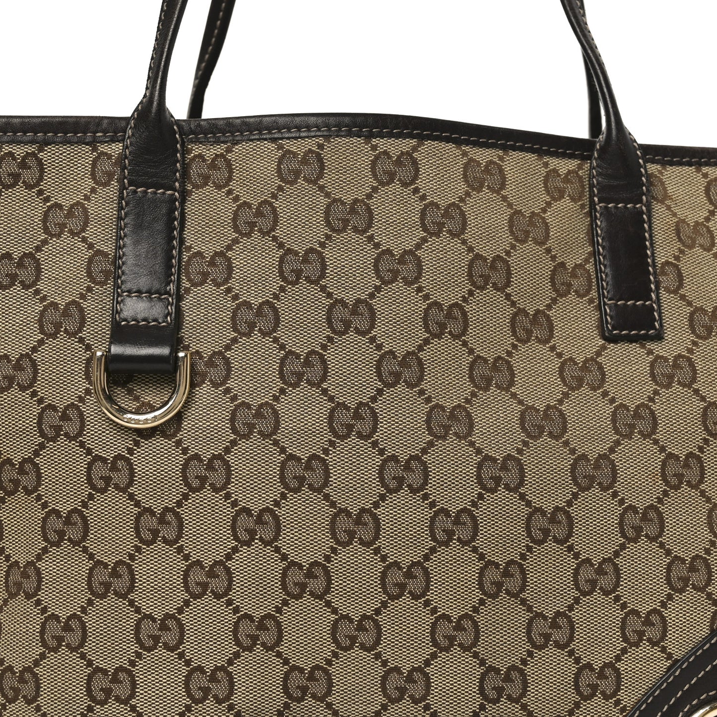 Monogram Medium New Britt Tote Brown