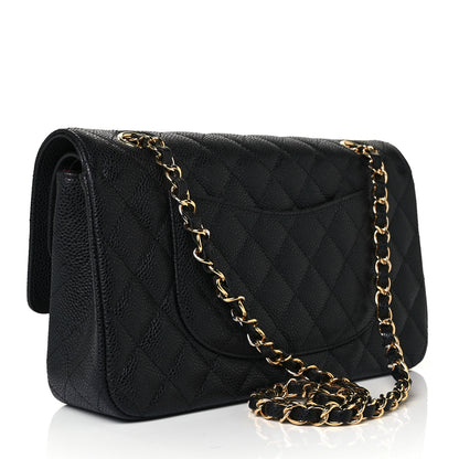 Chanel Caviar Quilted Medium Double Flap Black 5 of 19