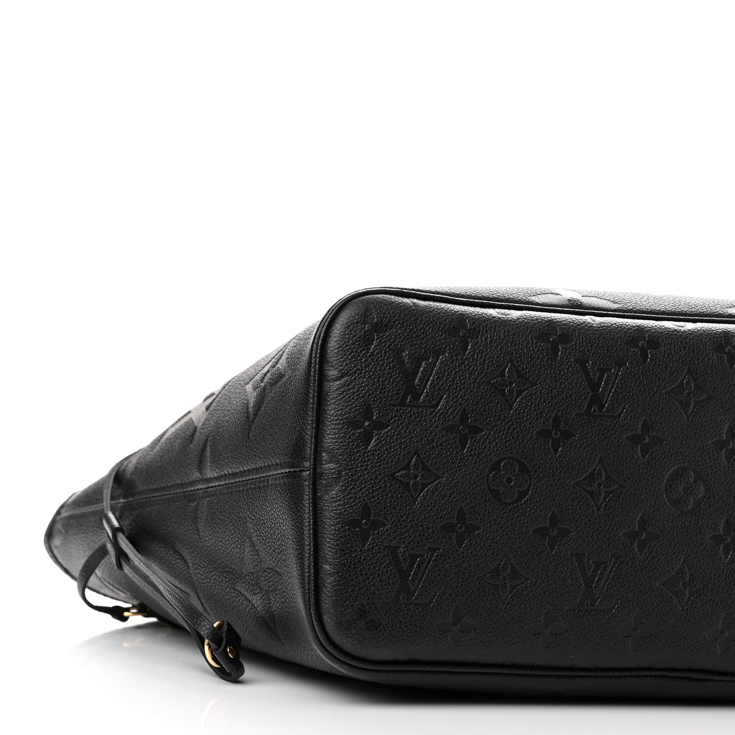 Louis Vuitton Empreinte Monogram Giant Neverfull MM Black 9 of 10