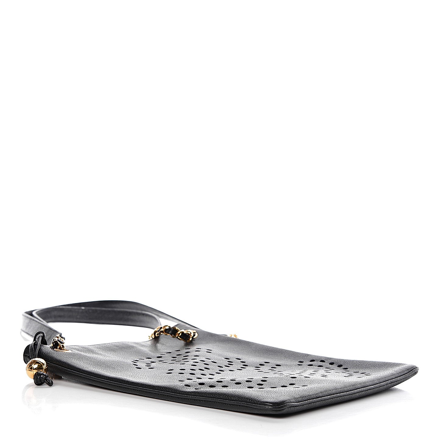 Caviar Perforated CC Tote Black