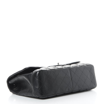 Chanel Lambskin Quilted Jumbo Single Flap Black 5 of 15