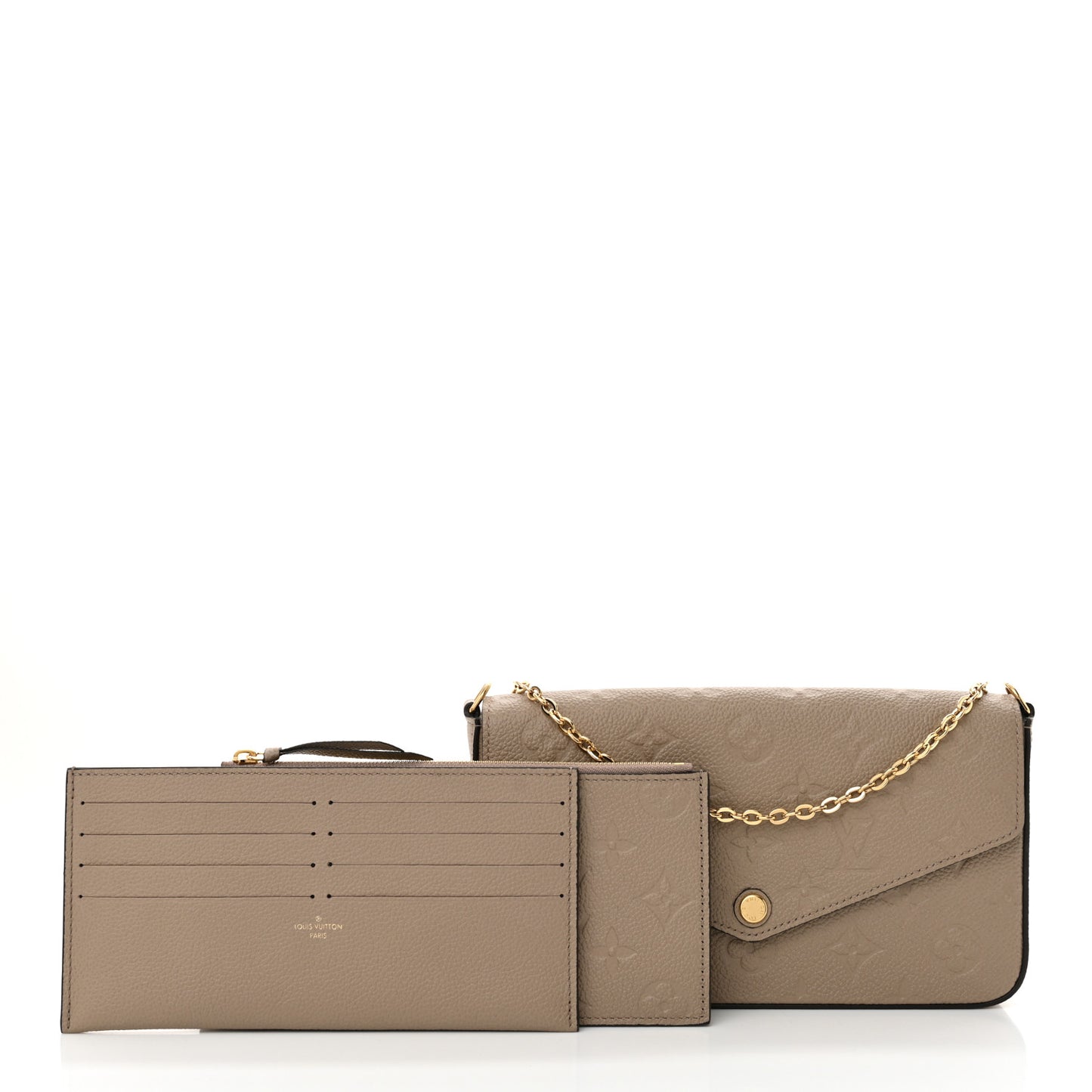 Empreinte Pochette Felicie Chain Wallet Tourterelle