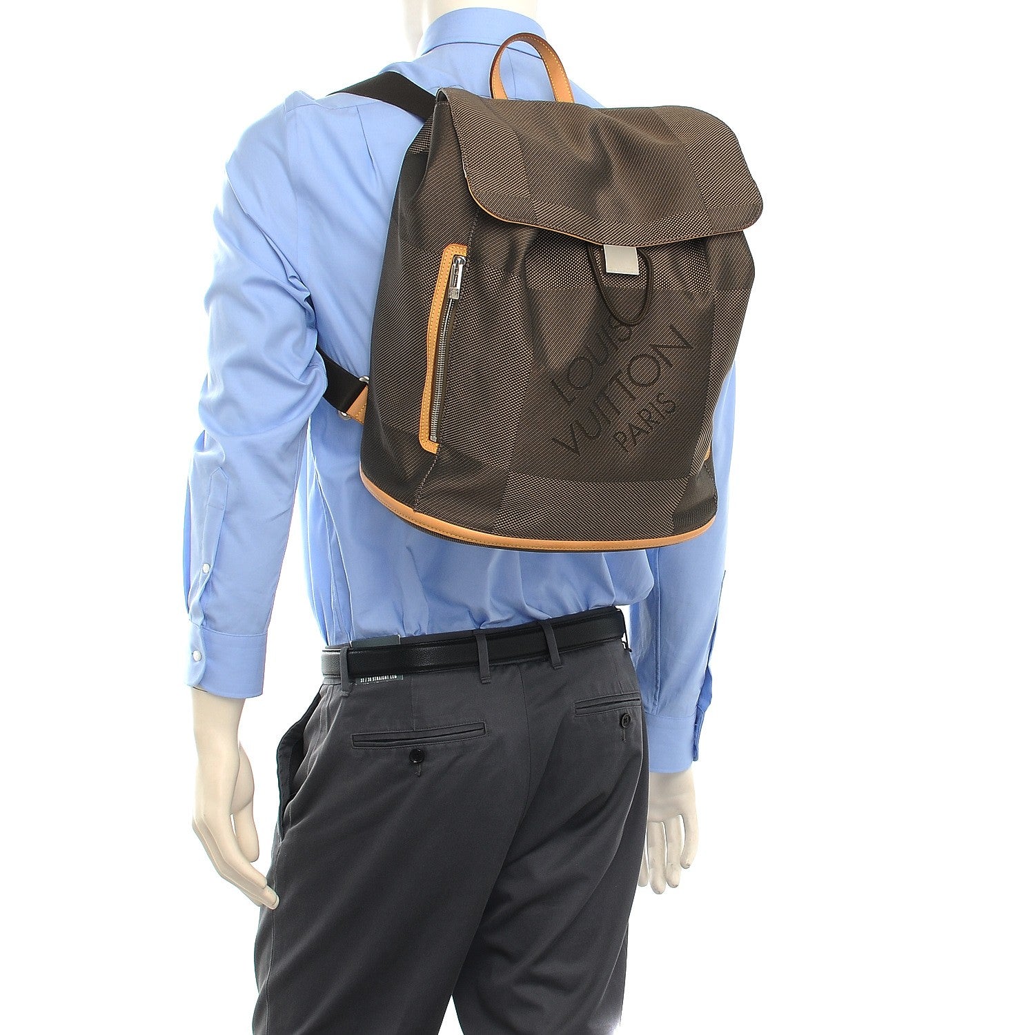 Louis Vuitton Damier Geant Pionnier Backpack Terre 2 of 7