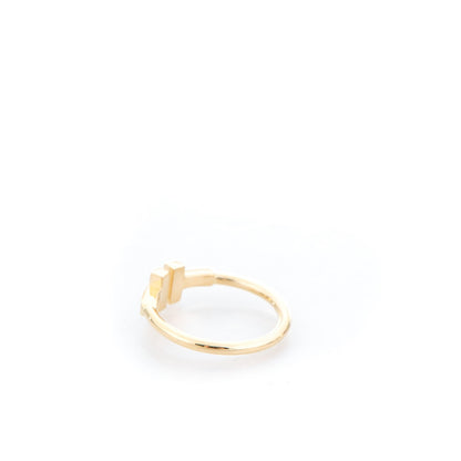 Tiffany 18K Yellow Gold T Wire Ring 50 5.5 3 of 5