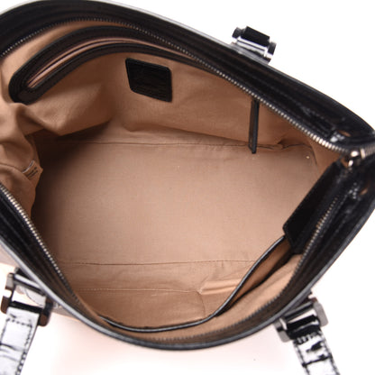 Burberry Supernova Check Regent Tote Black 5 of 10