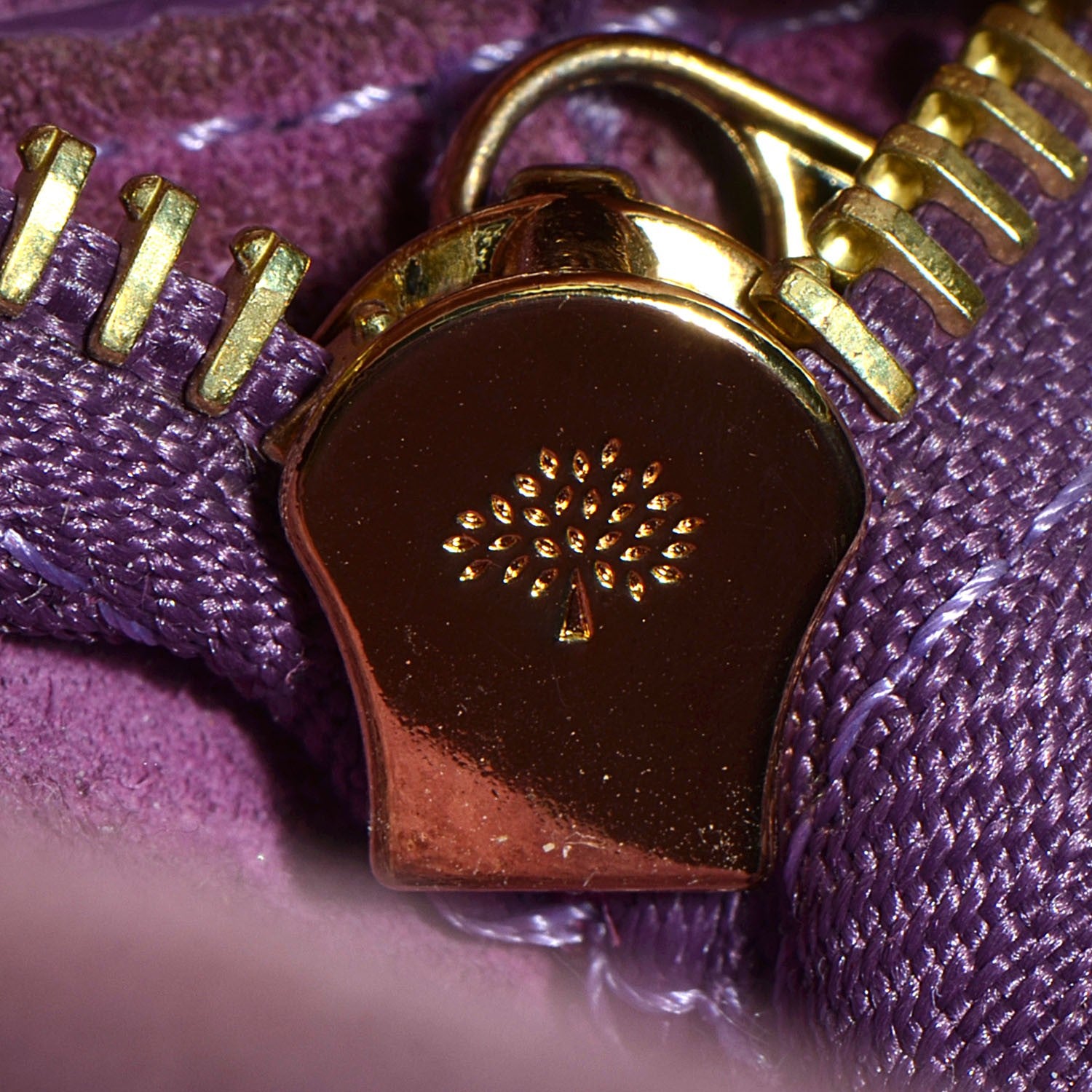 Mulberry Glossy Goatskin Bayswater Heather 3 of 11