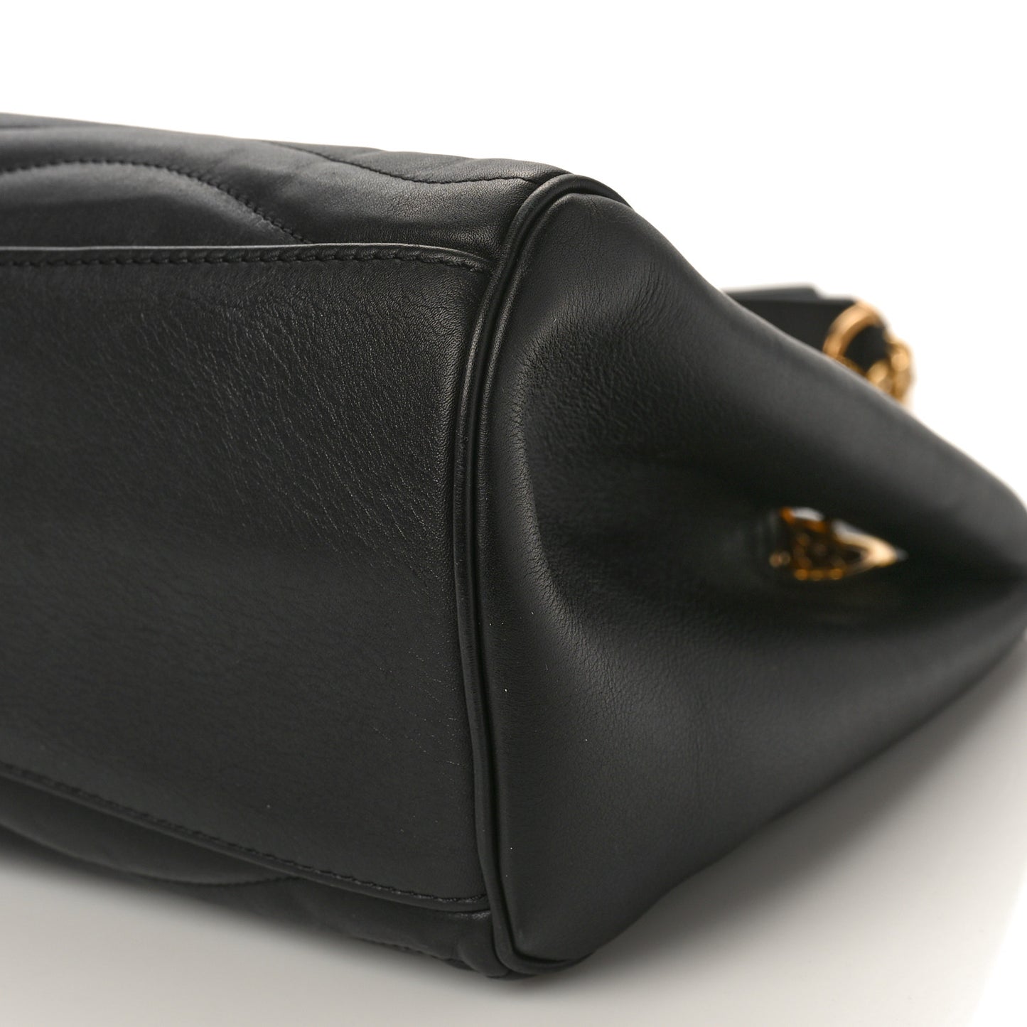 Calfskin New Wave Chain Tote Black