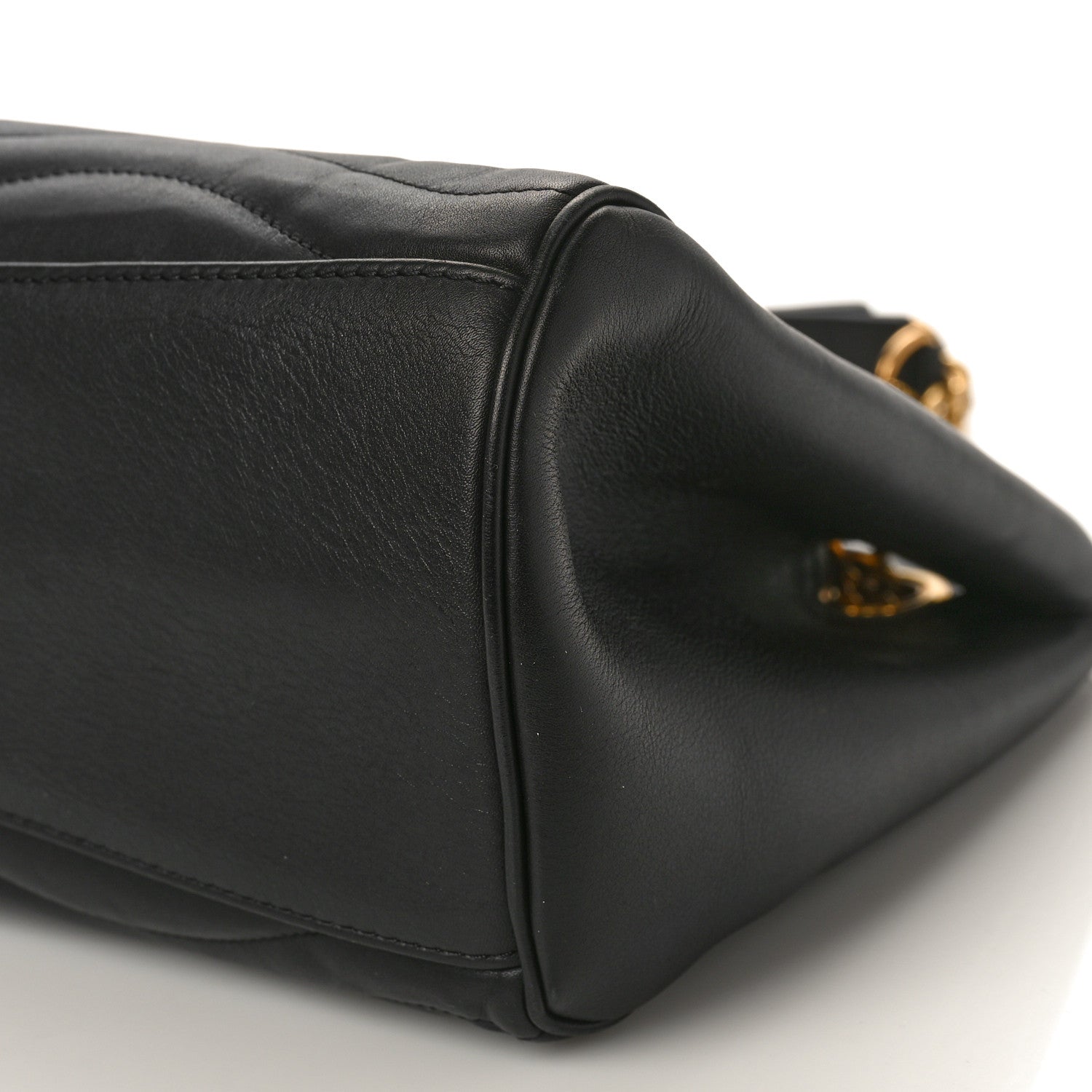 Louis Vuitton Calfskin New Wave Chain Tote Black 9 of 9