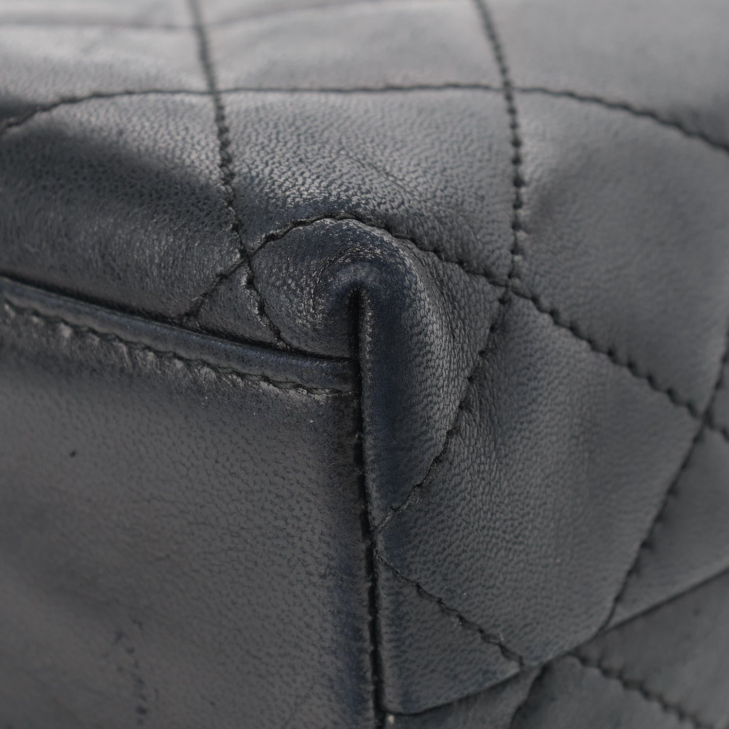 Chanel Lambskin Quilted Flap Shoulder Bag Black 9 of 16
