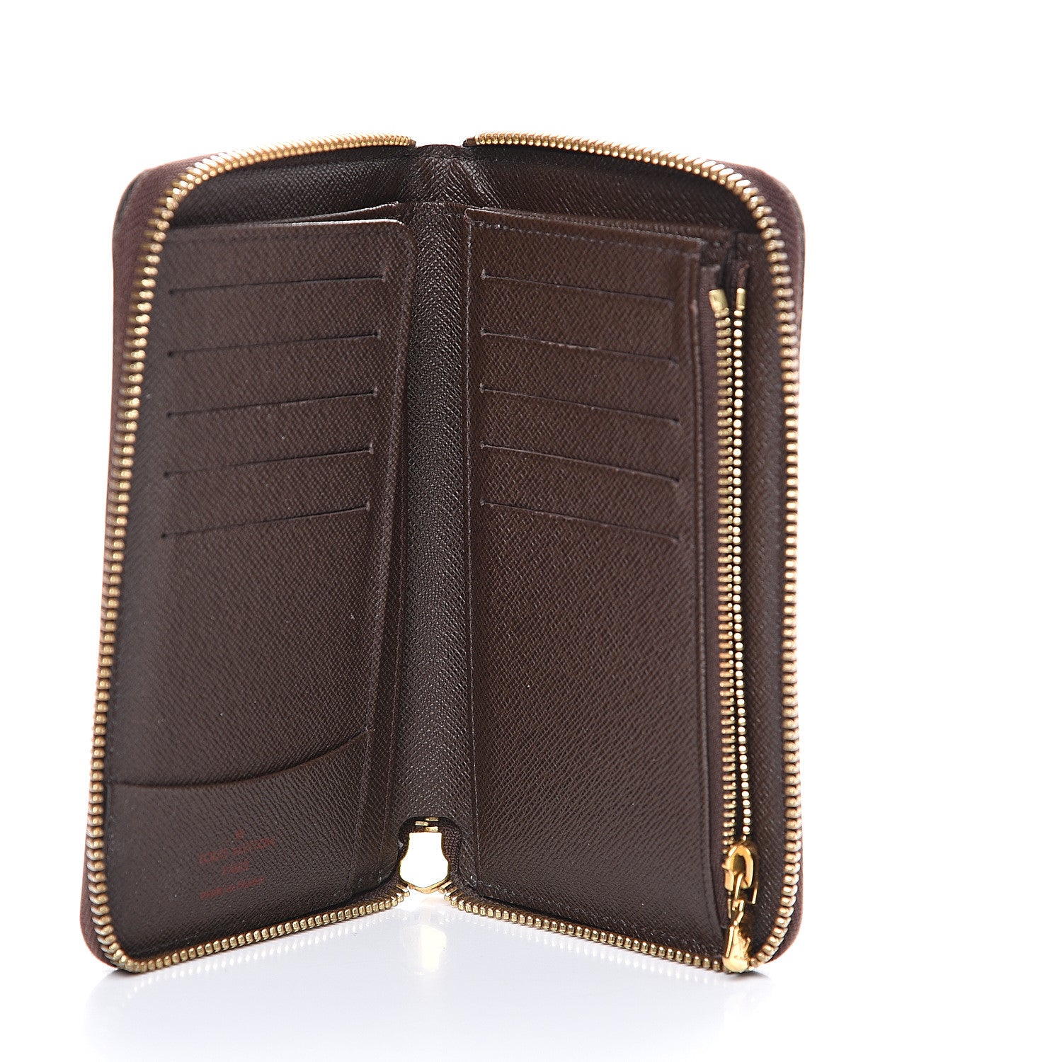 Louis Vuitton Damier Ebene Zippy Compact Wallet 4 of 9