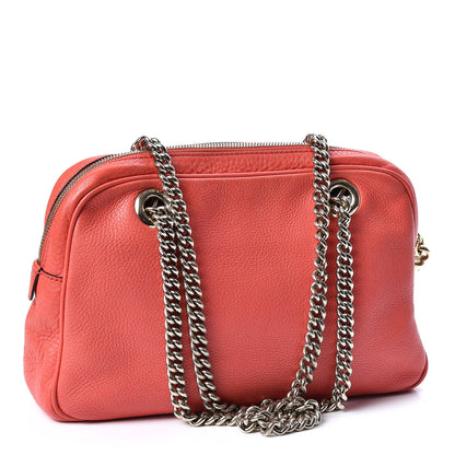 Gucci Pebbled Calfskin Small Soho Bowler Begonia Pink 2 of 10