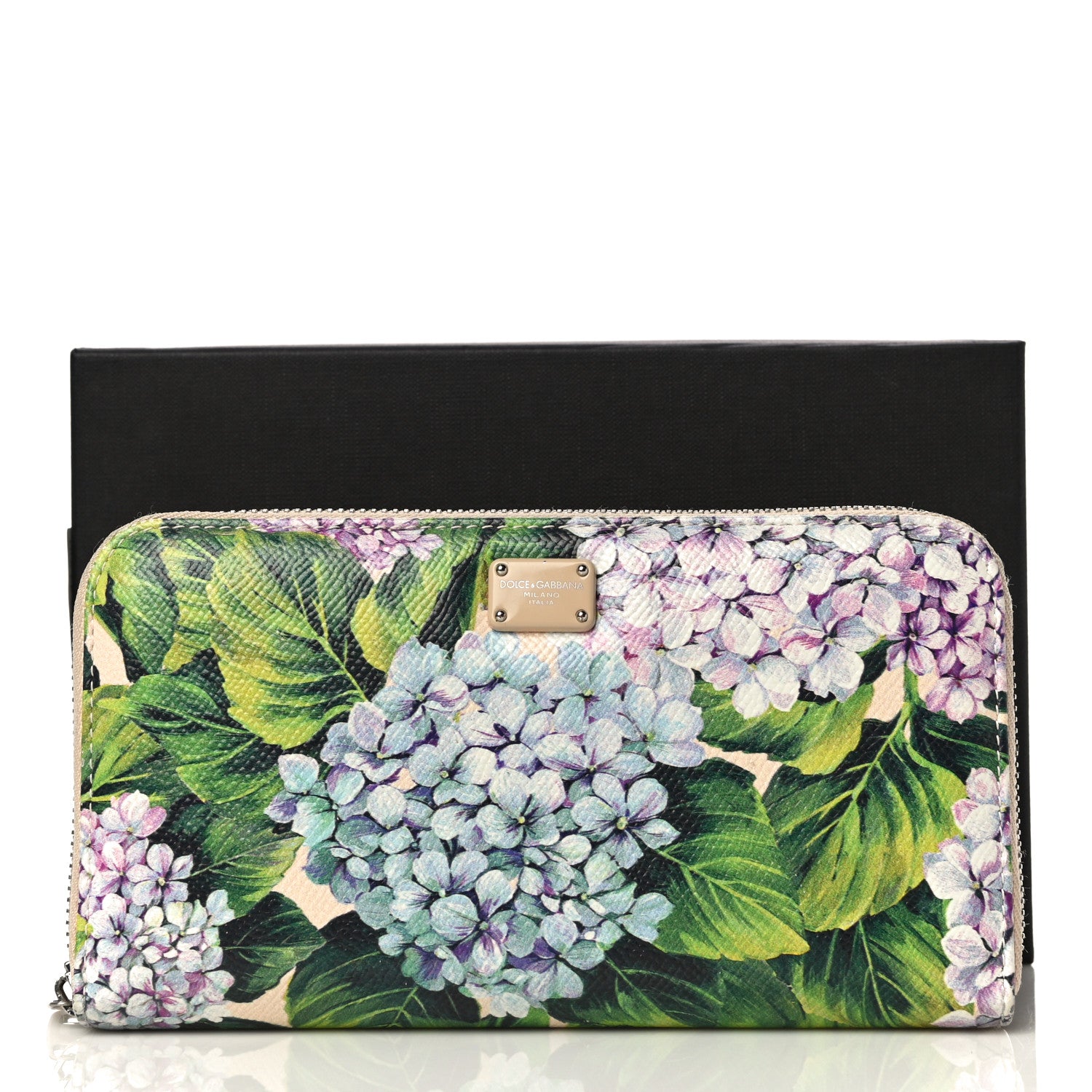 Dolce & Gabbana Dauphine Floral Print Zip Around Wallet Multicolor 10 of 10