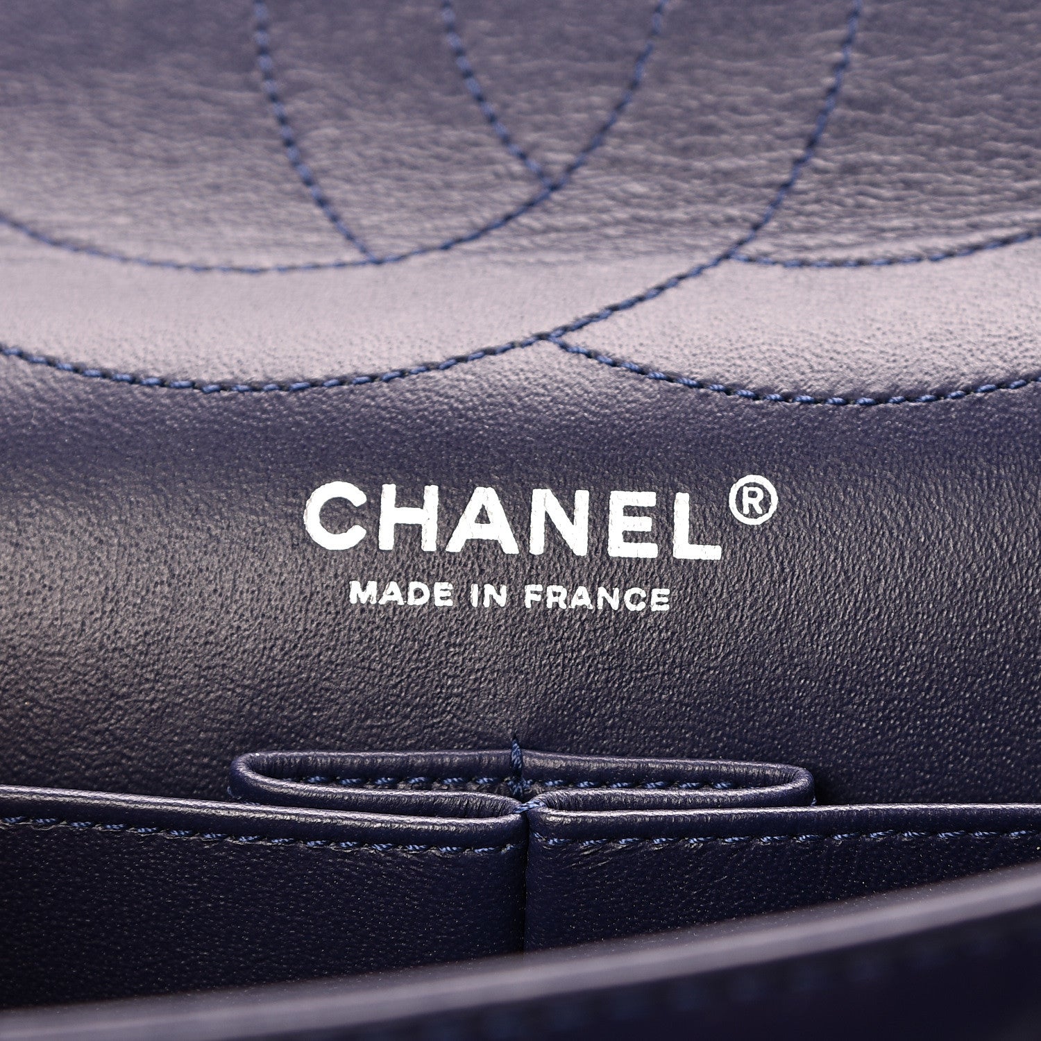 Chanel Aged Calfskin Quilted 2.55 Reissue 227 Flap Dark Blue 11 of 19