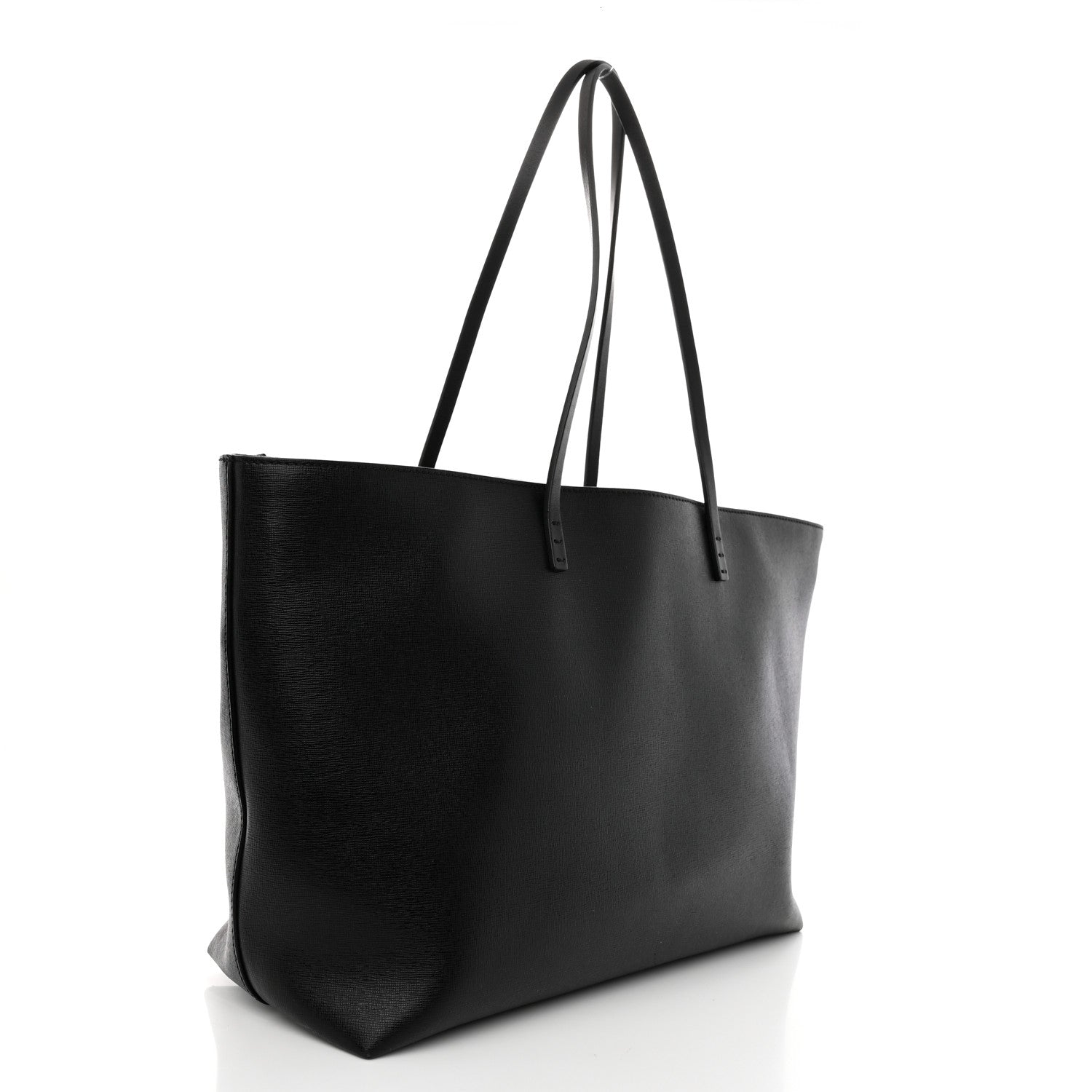 Fendi Vitello Elite Cuoio Monster Buggies Medium Roll Tote Black Multicolor Blue Cobalto 3 of 10