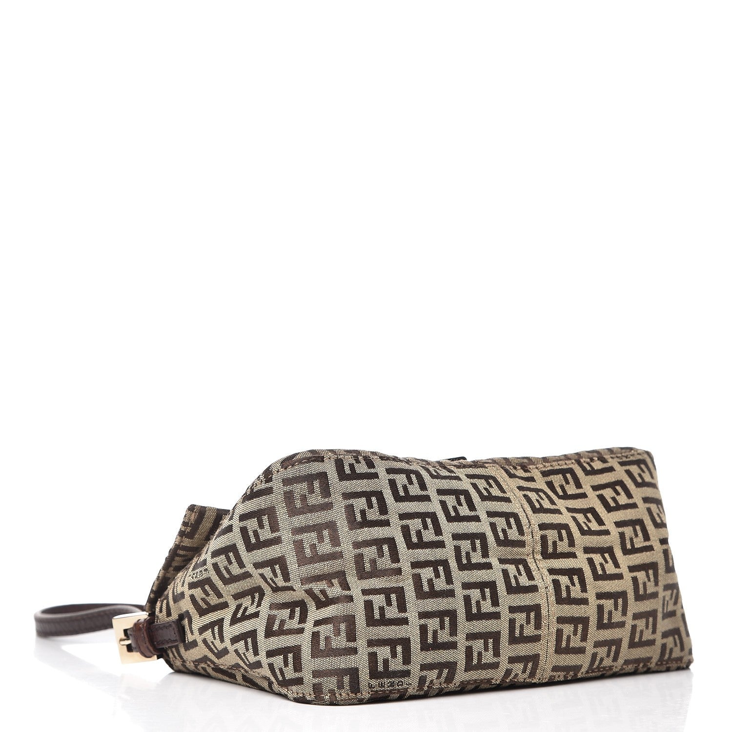 Fendi Zucchino Vitello Mini Mama Baguette Mogano Panna Bruciato 4 of 9