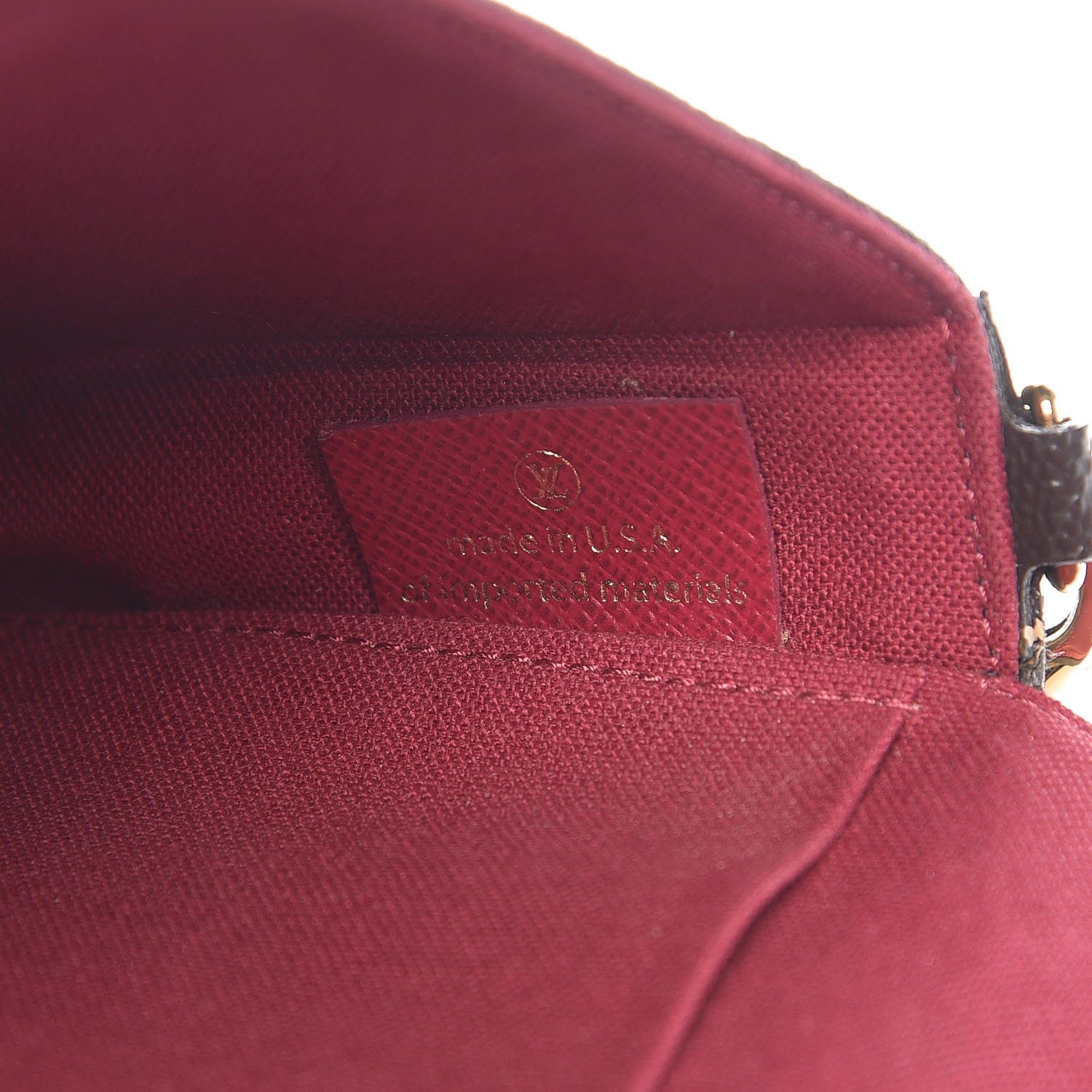 Louis Vuitton Monogram Pochette Felicie Chain Wallet Fuchsia 8 of 11