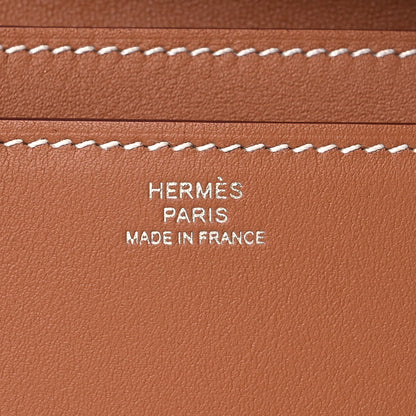 Hermes Swift Hermesnap Card Holder Gold 7 of 9