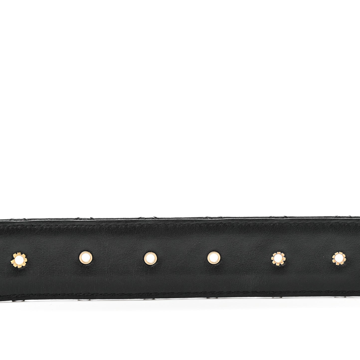 Calfskin Quilted CC Chain Belt 85 34 Black