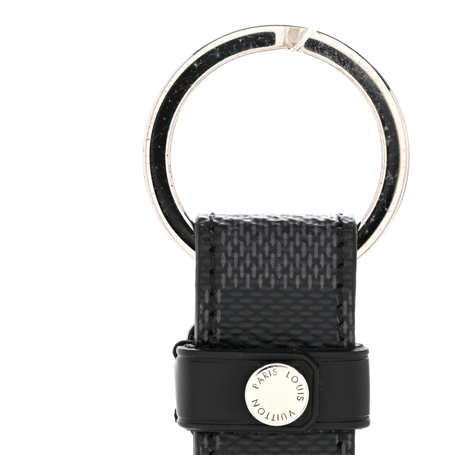 Damier Graphite LV Dragonne Key Holder
