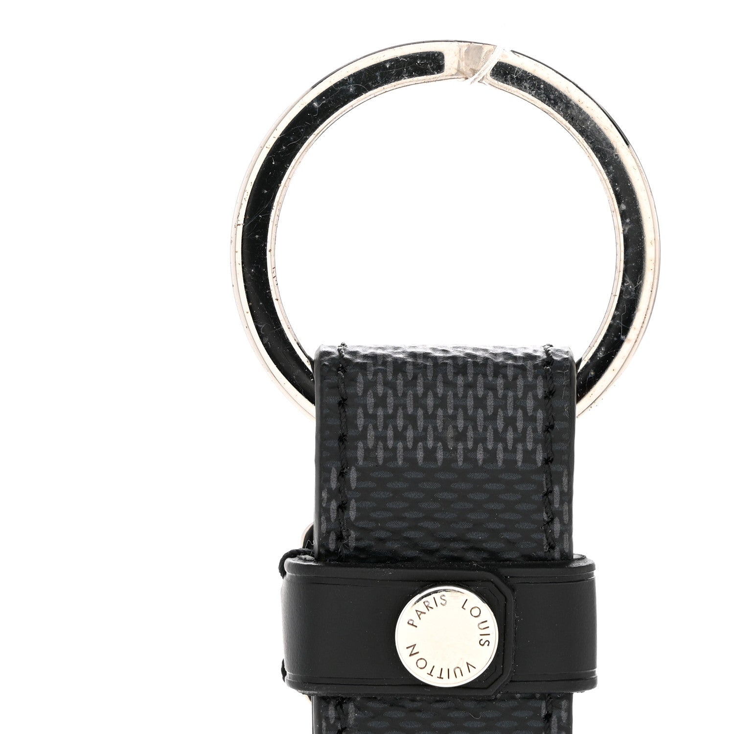 Louis Vuitton Damier Graphite LV Dragonne Key Holder 3 of 4