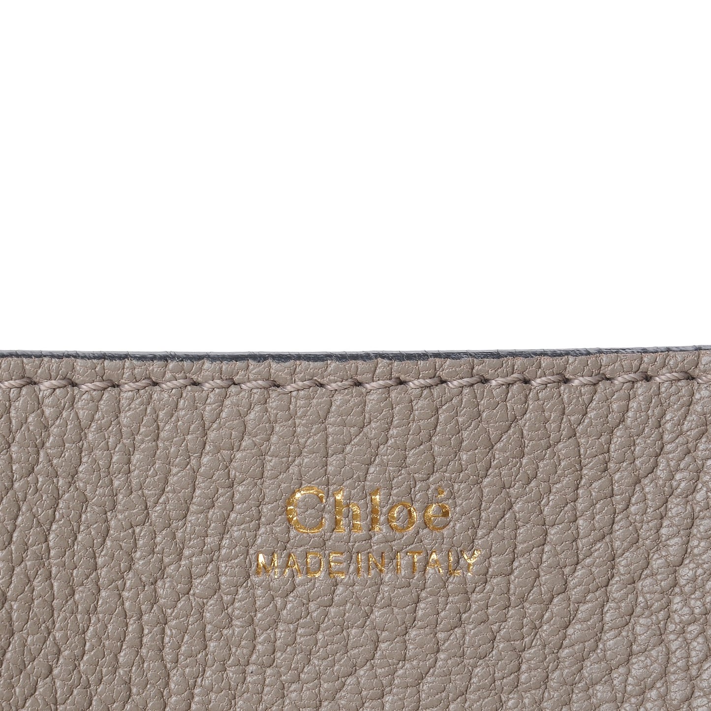 Grained Lambskin Mini Drew Shoulder Bag Motty Grey