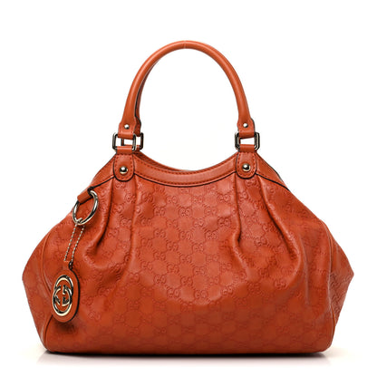 Gucci Guccissima Medium Sukey Tote Orange 1 of 11