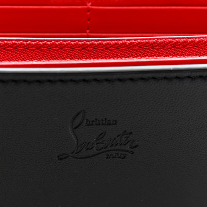 Christian Louboutin Nappa Estepic Spikes Paloma Clutch Black Silver 6 of 9
