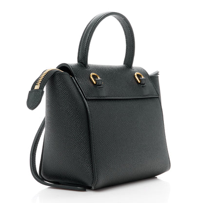 Celine Grained Calfskin Pico Belt Bag Black 3 of 11