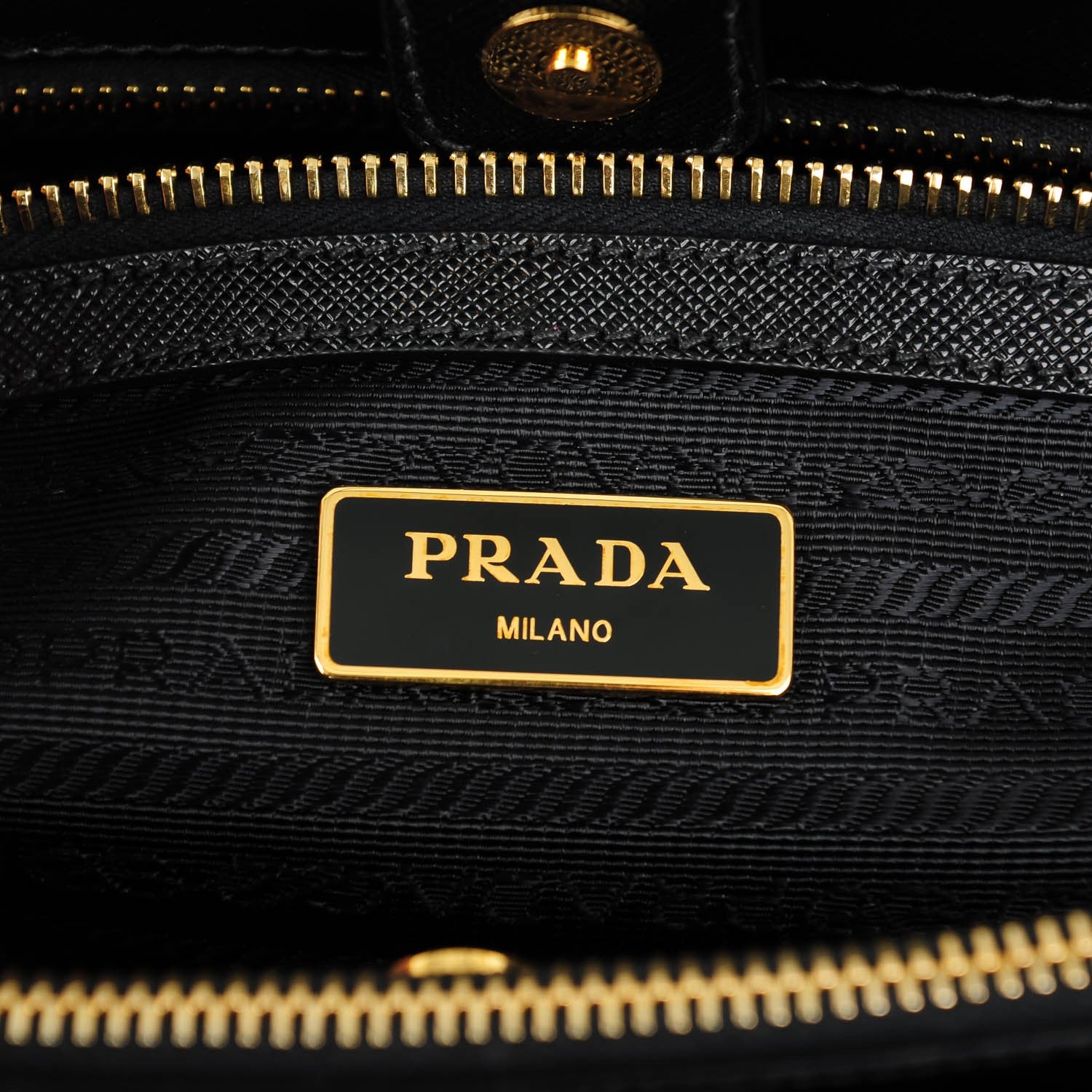 Prada Saffiano Lux Medium Tote Nero Black 6 of 9