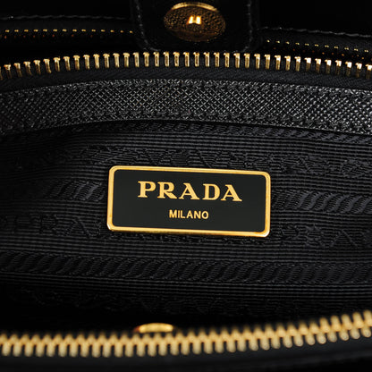 Prada Saffiano Lux Medium Tote Nero Black 6 of 9