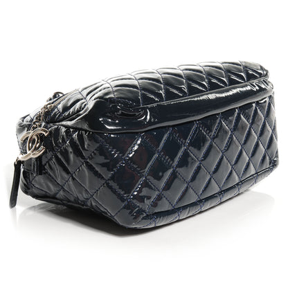 Chanel Vinyl Quilted In the Business Tote Navy 4 of 8