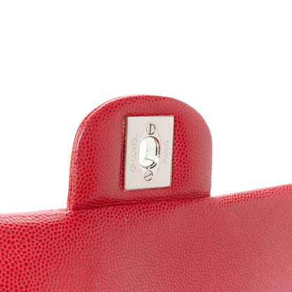 Chanel Caviar Quilted Mini Rectangular Flap Red 6 of 11