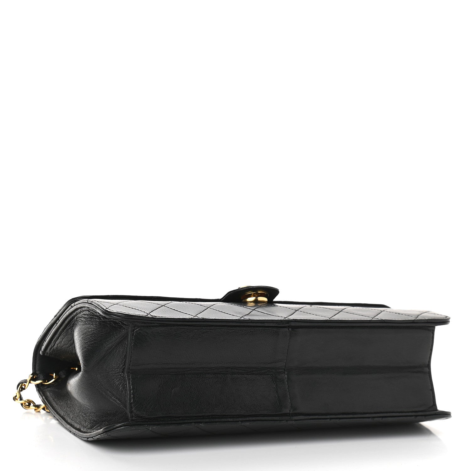 Chanel Lambskin Quilted Medium Single Flap Black 3 of 8