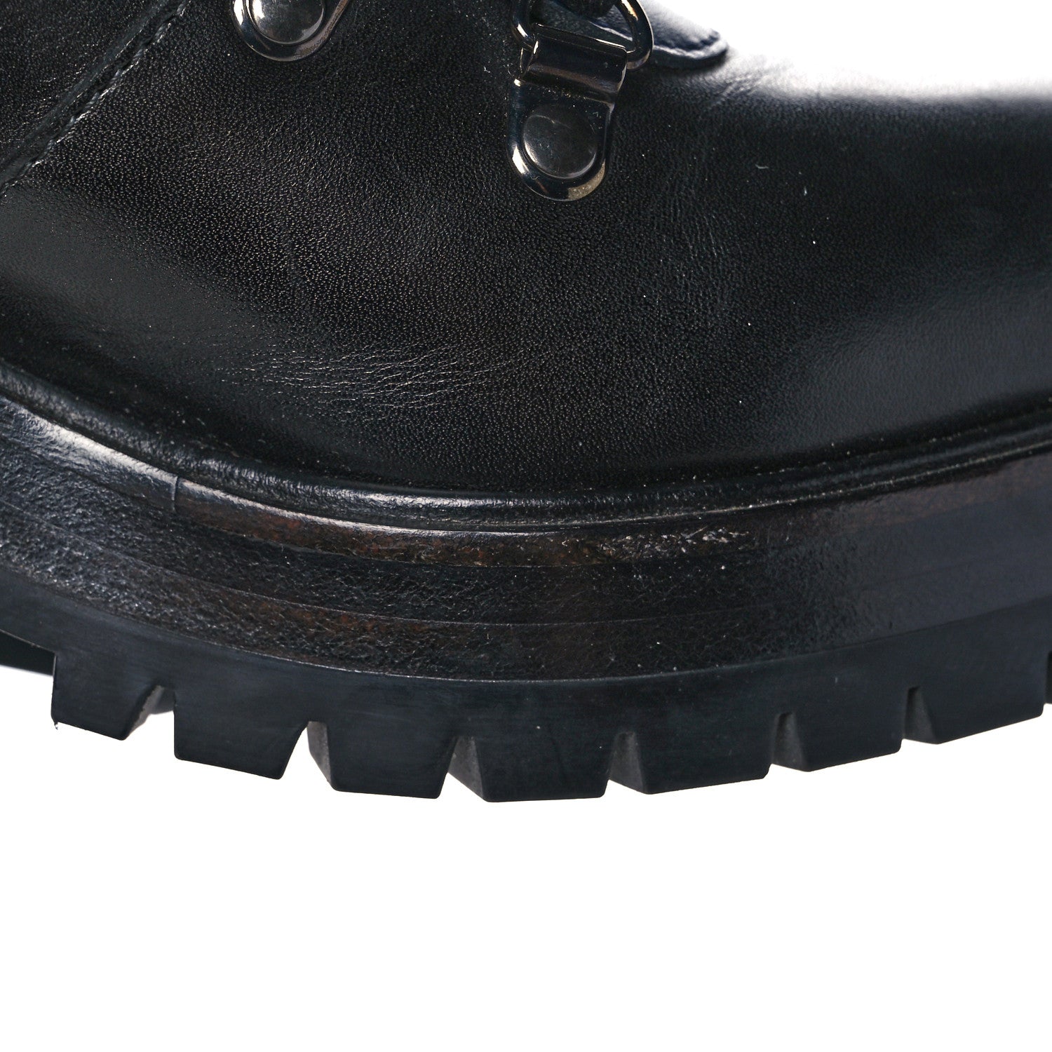Hermes Greased Calfskin Promenade Boots 37 Black Multicolor 13 of 19