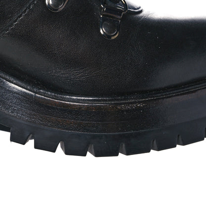 Hermes Greased Calfskin Promenade Boots 37 Black Multicolor 13 of 19
