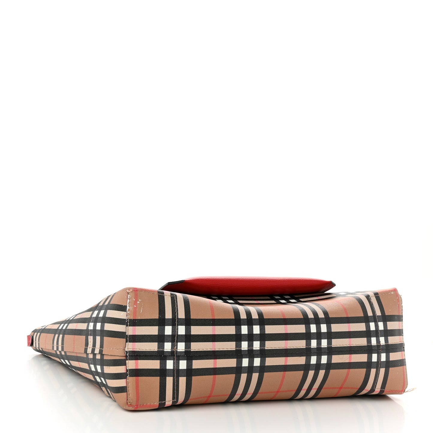 Haymarket Check Small Reversible Tote Red