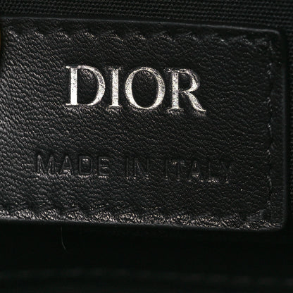 Christian Dior Canvas CD Diamond Lingot Toiletry Pouch Black 6 of 16