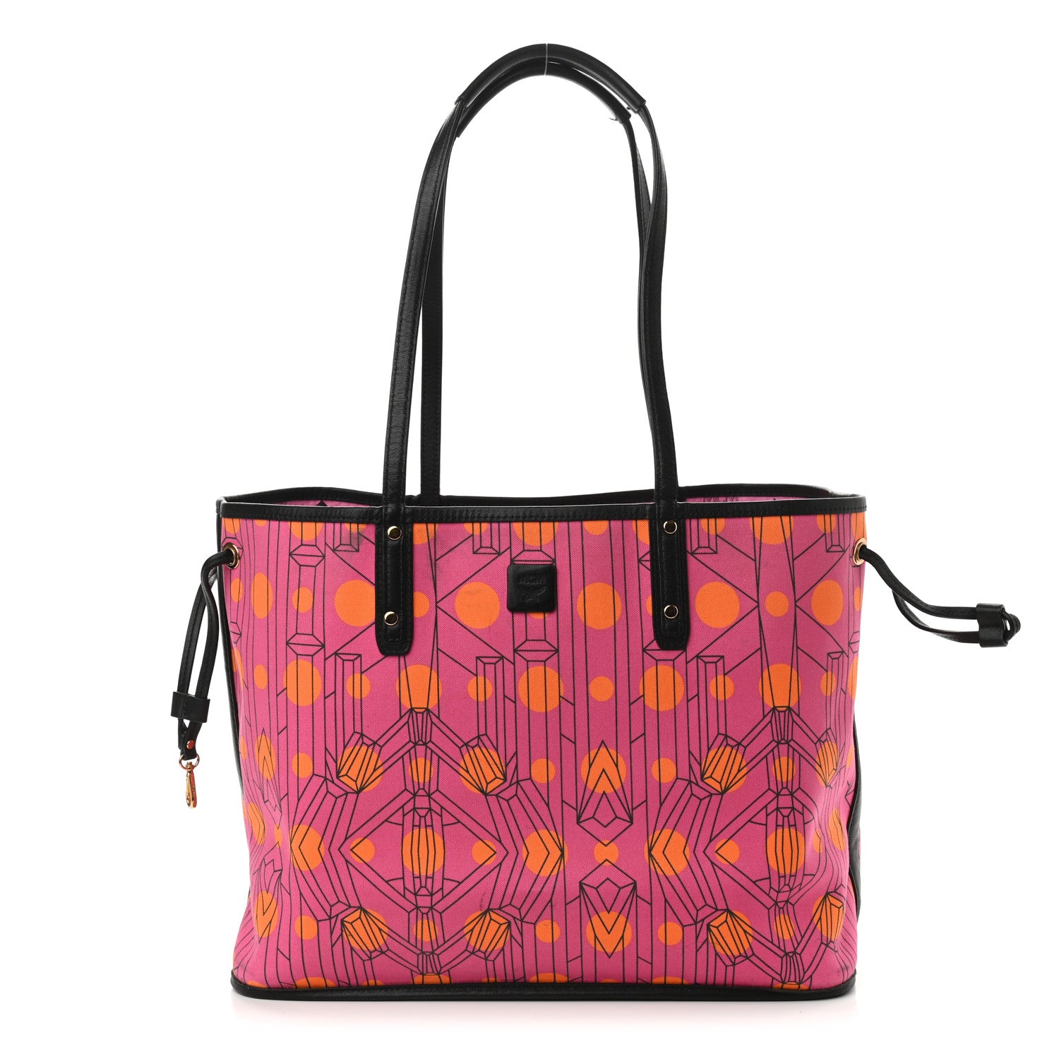 MCM Visetos Medium Reversible Liz Shopper Tote Pink 4 of 20