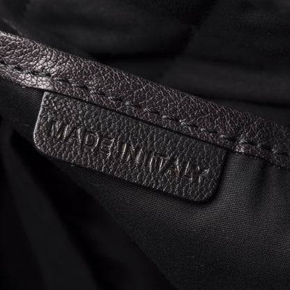 Burberry Grained Calfskin Crossbody Bag Black Brown 9 of 12