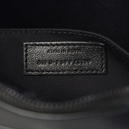 Saint Laurent Calfskin Matelasse Monogram Lou Camera Bag Black 7 of 10