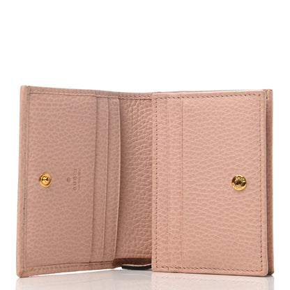 Gucci Dollar Calfskin GG Marmont Card Case Perfect Pink 5 of 7