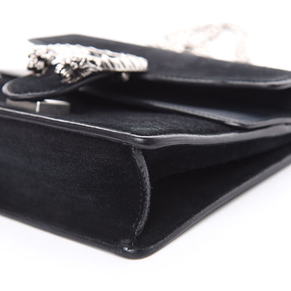 Gucci Suede Mini Dionysus Shoulder Bag Black 9 of 21