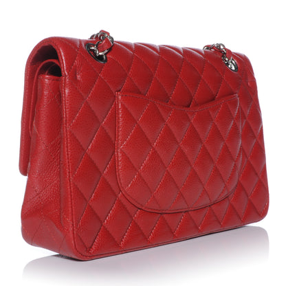 Chanel Caviar Quilted Medium Double Flap Red 3 of 10
