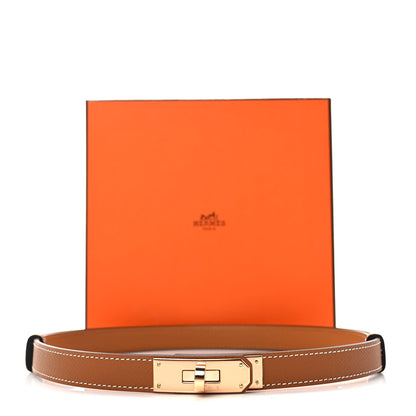Hermes Epsom Kelly Belt Gold 5 of 5