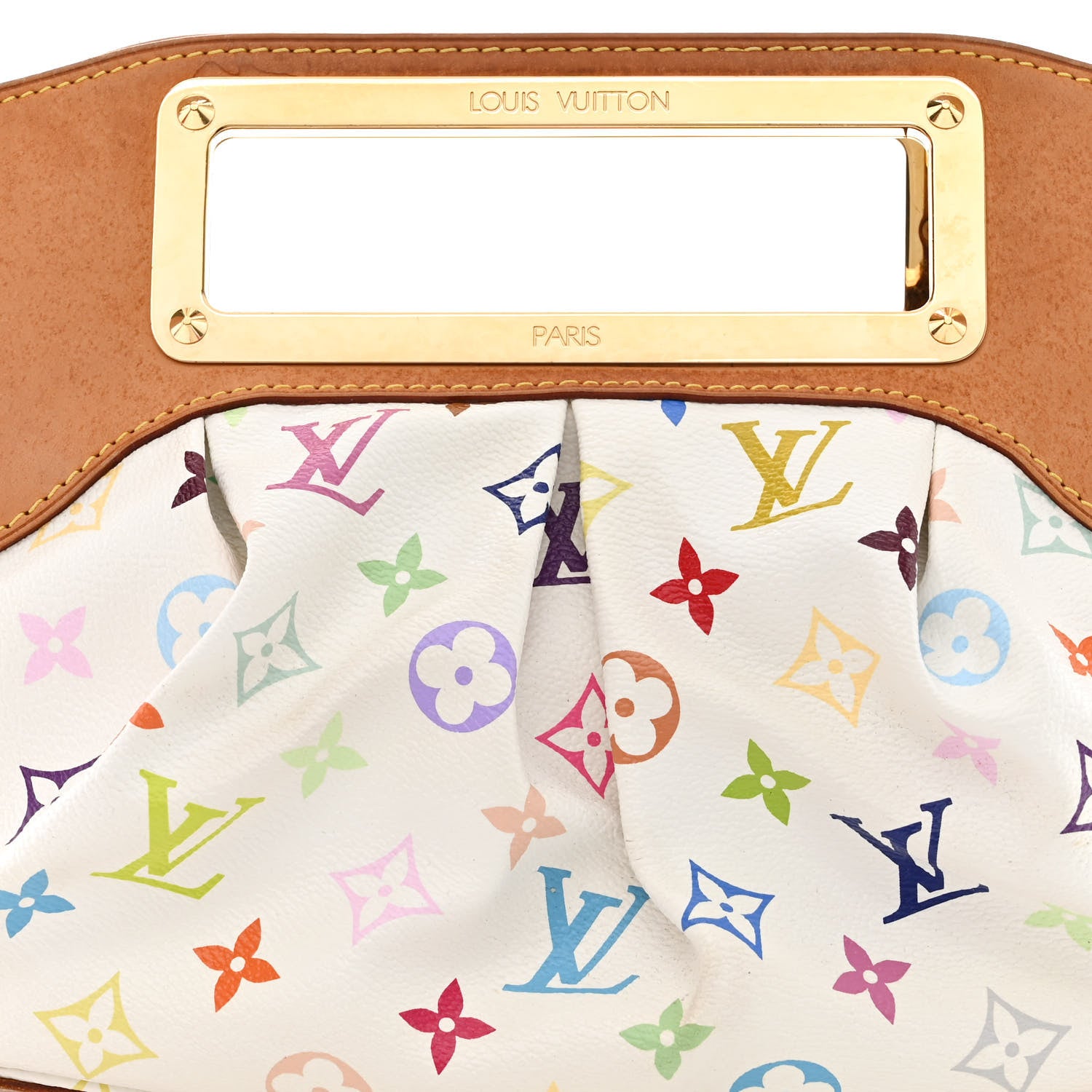 Louis Vuitton Monogram Multicolor Judy MM White 8 of 10