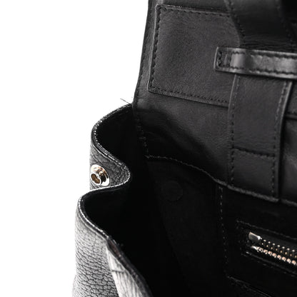 Proenza Schouler Pebbled Calfskin Double Sided PS Courier Bag Black 10 of 12