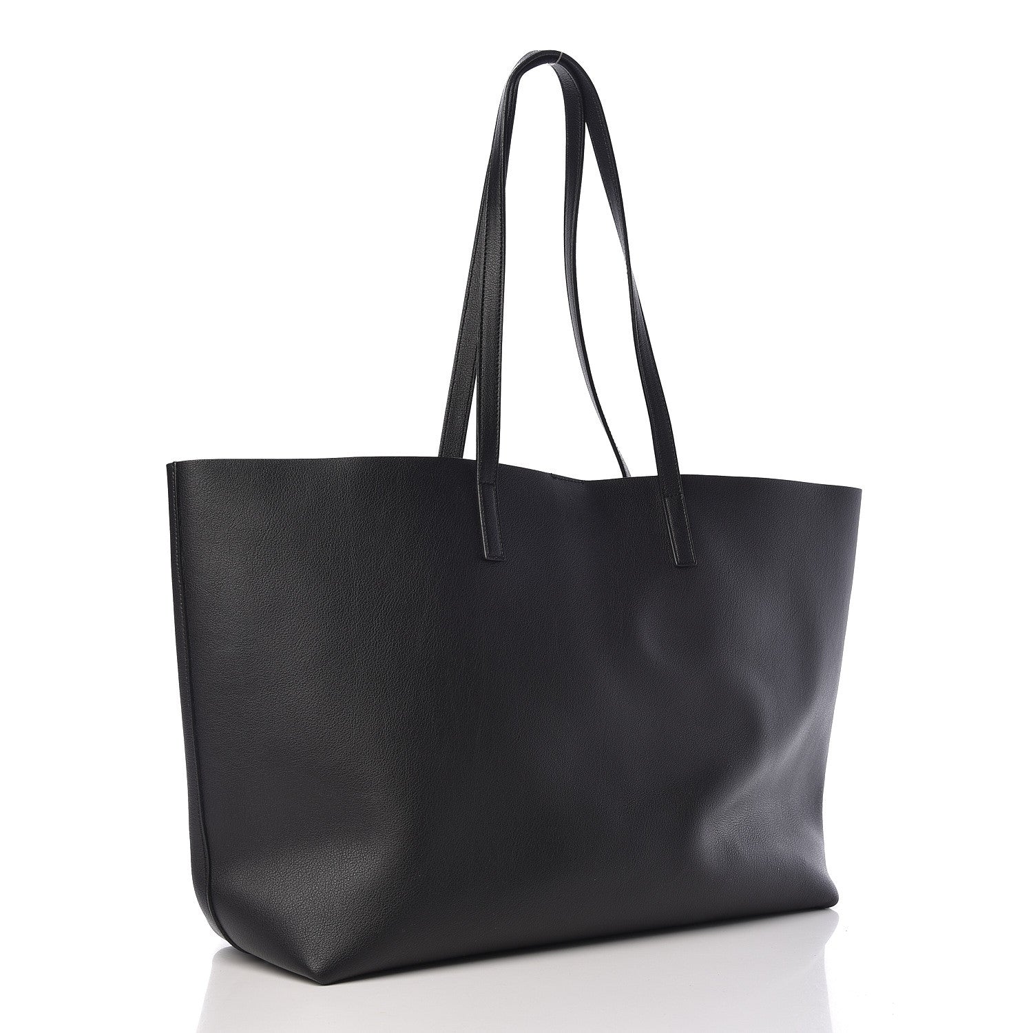 Saint Laurent Calfskin Large Shopping Tote Black 4 of 13