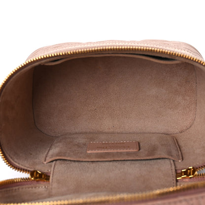 Christian Dior Lambskin Cannage Small Diortravel Vanity Case Rose Des Vents 4 of 7